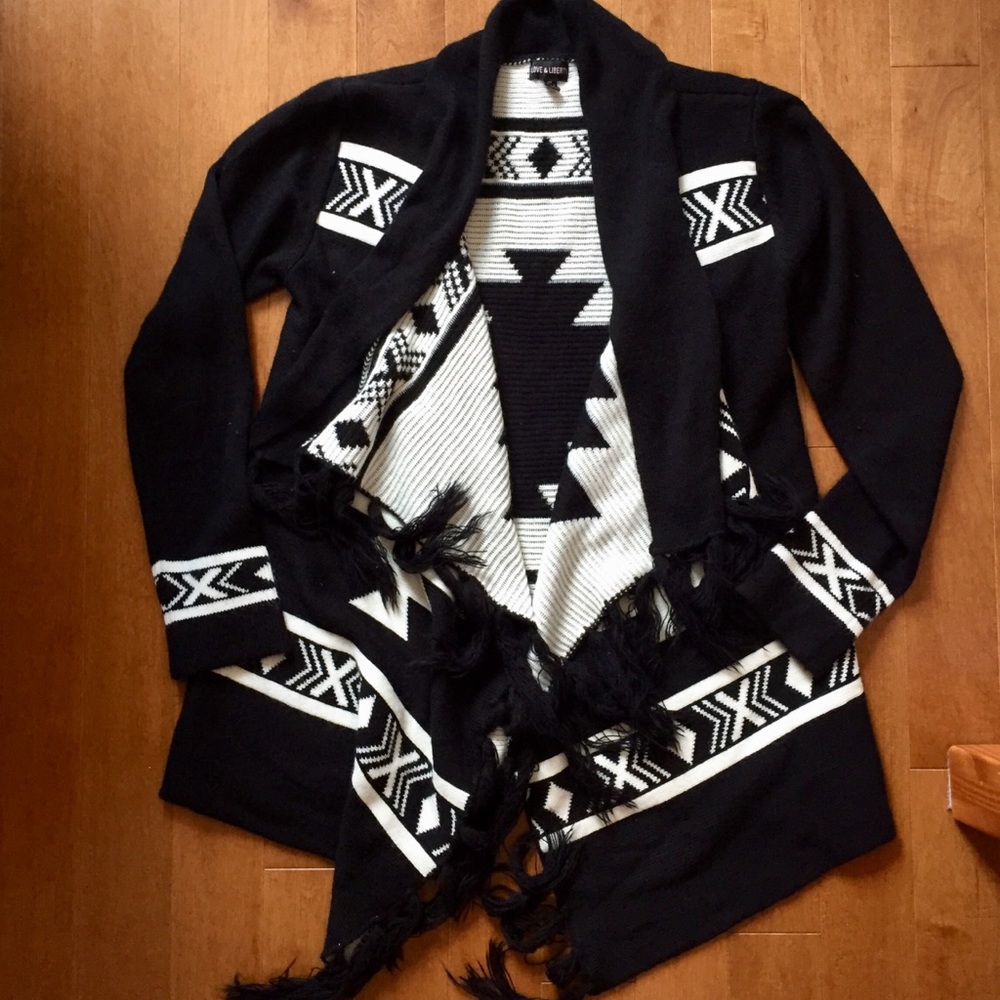 Urban Planet Black Sweater Cardigan